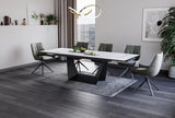 Symphony Extension Dining Table Marmo Ceramic