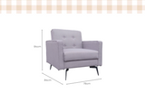 Charlie Chair Bed with Ottoman