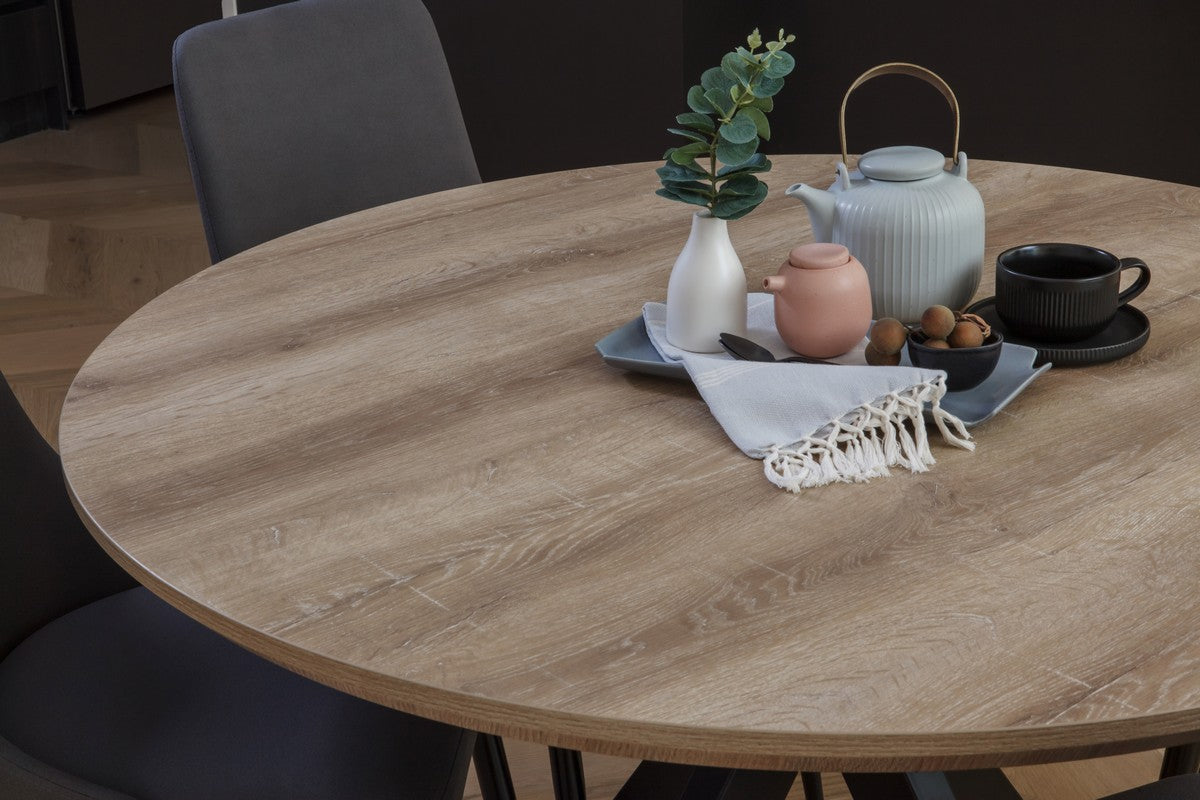 Atlas Dining Table Grey Oak