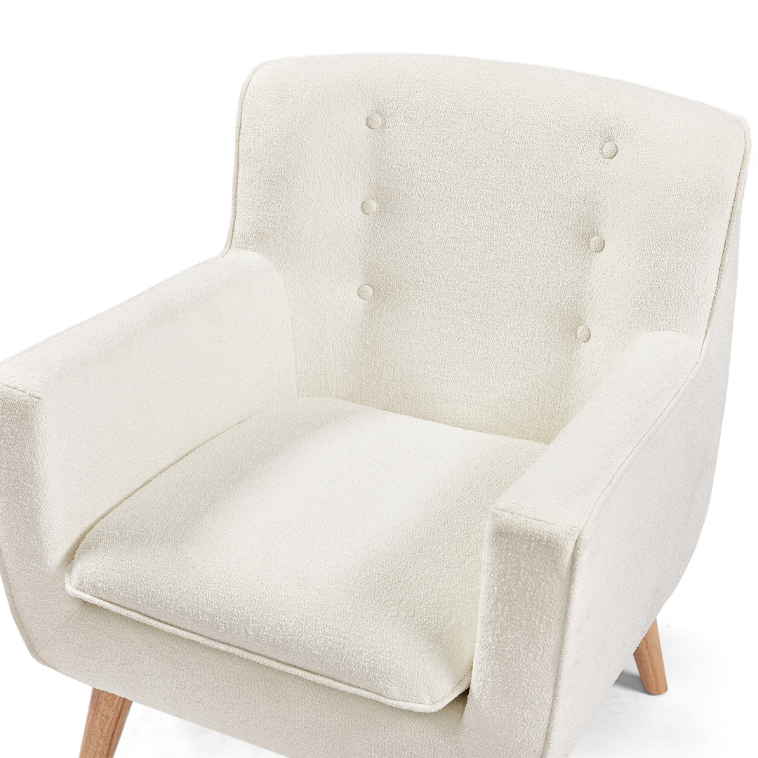 Georgia Chair upholstered in Bertoni Boucle