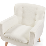 Georgia Chair upholstered in Bertoni Boucle