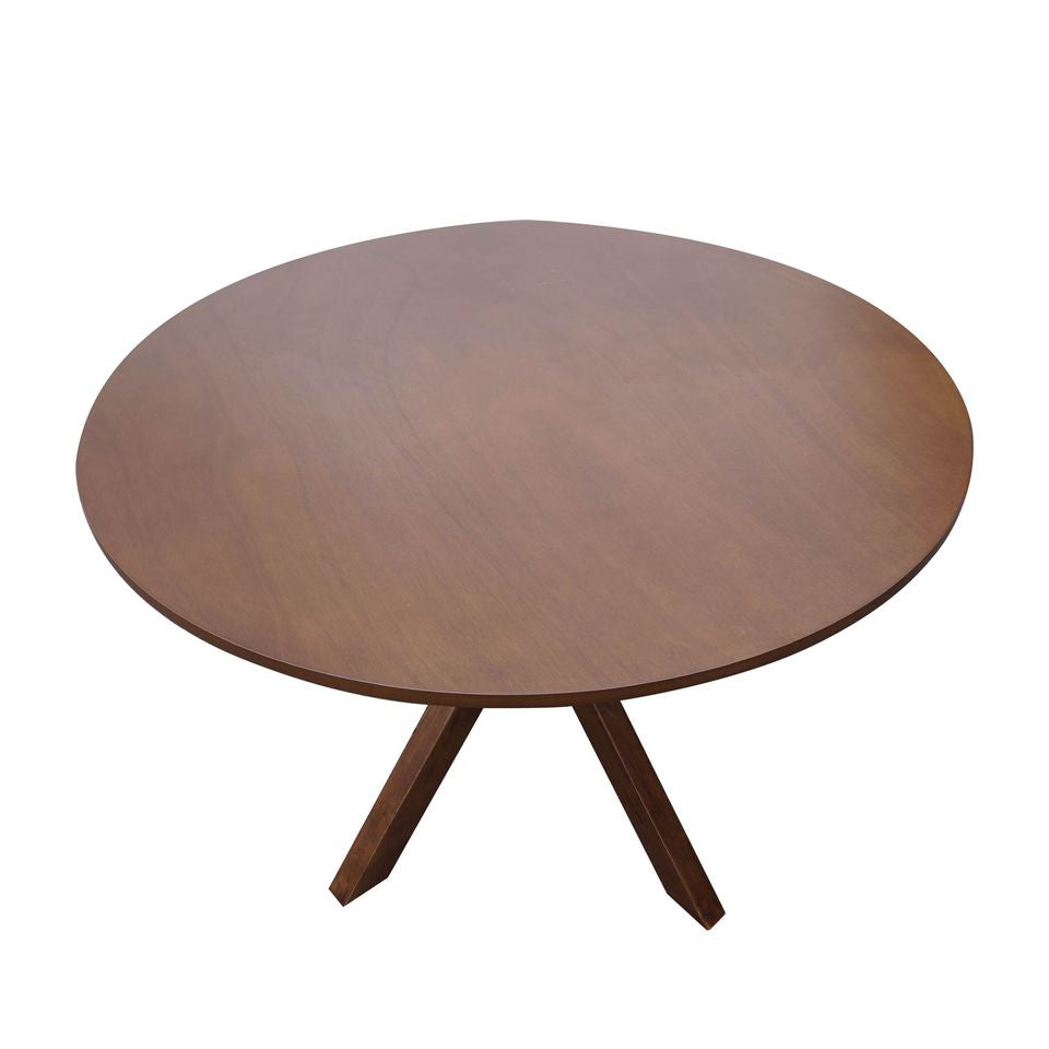 Gordon Walnut Round Dining Table