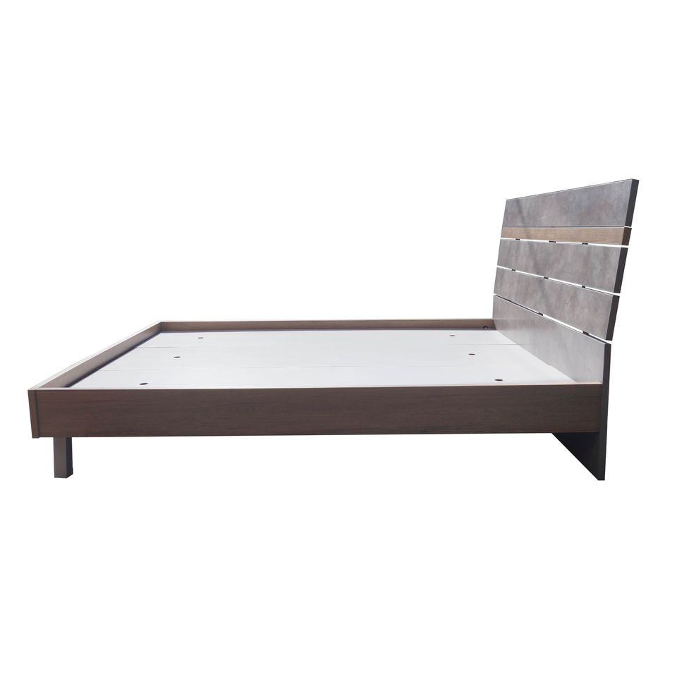 Simon Double Bed - Dark Oak