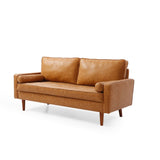 Coogee 2.5 Seater Faux Leather Sofa