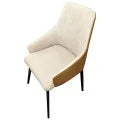 Moral  Fabric & PU Leather Dining Chair