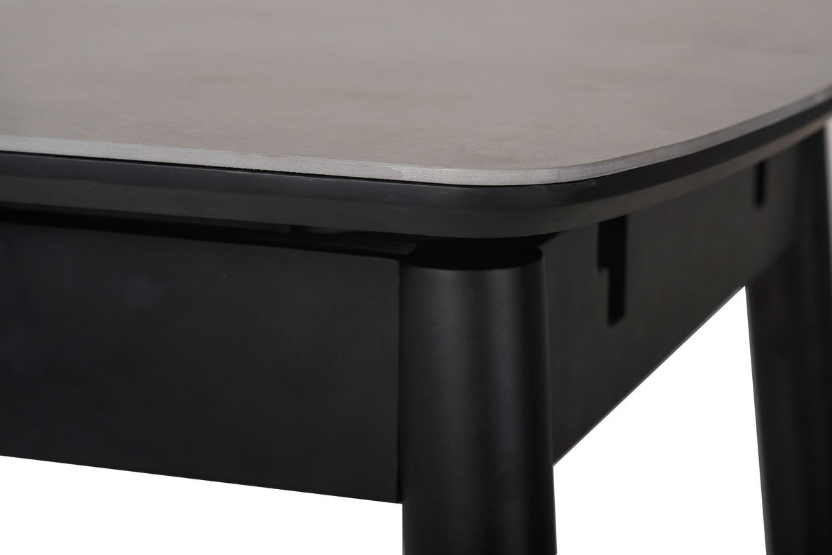 Mila Extension Dining Table Greystone Ceramic