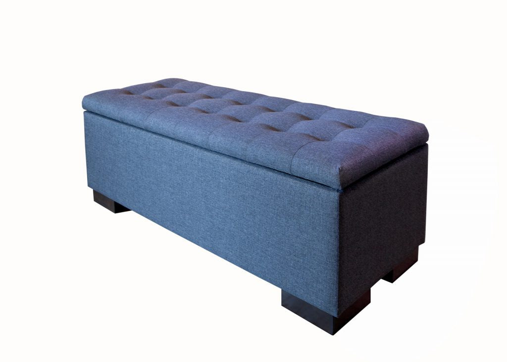 Moris Ottoman, Storage Box Polyester Fabric