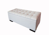 Moris Ottoman, Storage Box Polyester Fabric