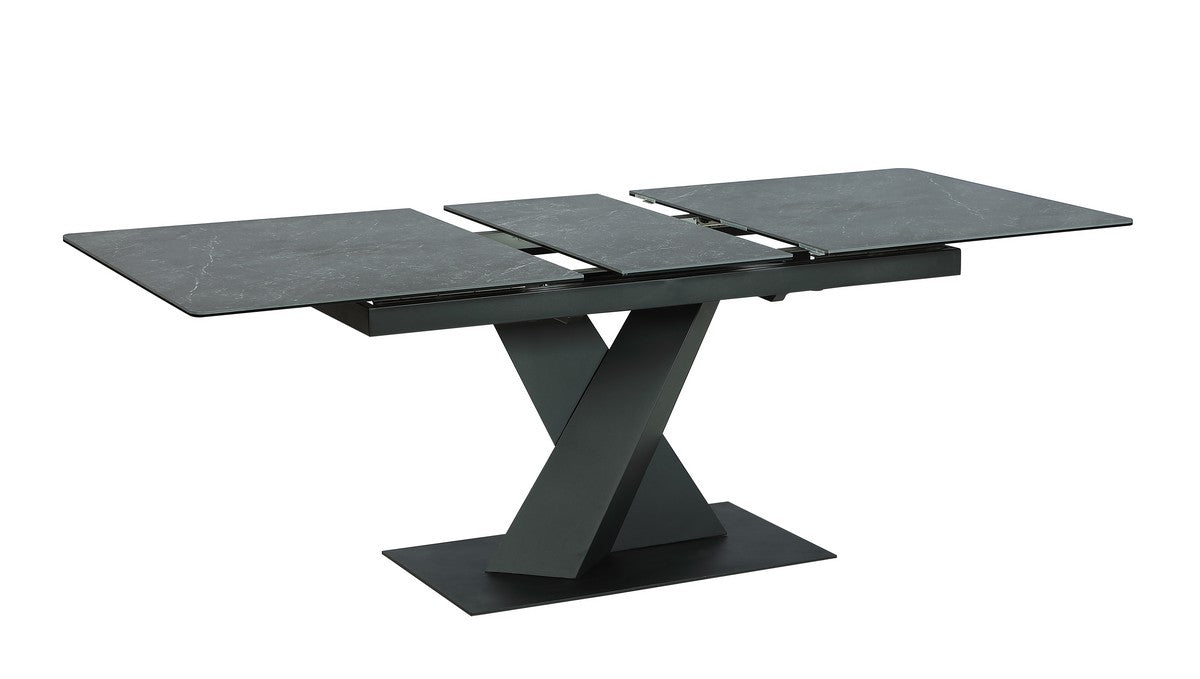 Onyx Extension Dining Table Slate Ceramic