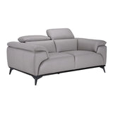 Tommy Claremont Italian Leather Sofa, 3 and 2 - Seater  Tan/Grey