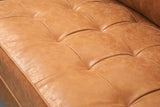 COOGEE L-SHAPE FAUX LEATHER REVERSIABLE CHHAISE SOFA