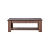 Adam Grey and Walnut Coffee Table