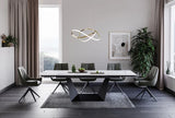 Symphony Extension Dining Table Marmo Ceramic