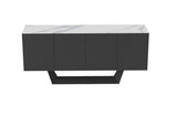 Symphony Sideboard Marmo Ceramic - Grey / White MDF