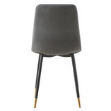 Theo Chair Grey velvet