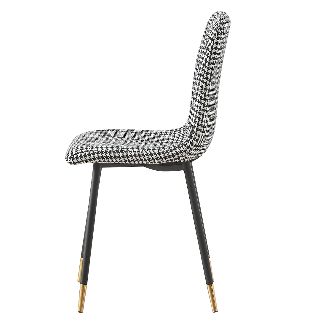 Theo Chair Houndstooth Fabric