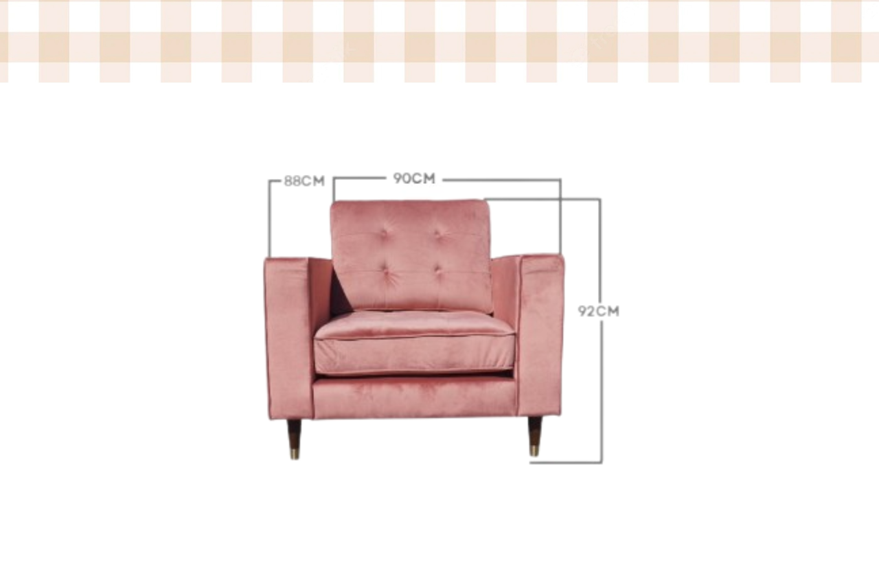 Fiona Sofa - 3 Seater / 2 Seater / 1 Seater