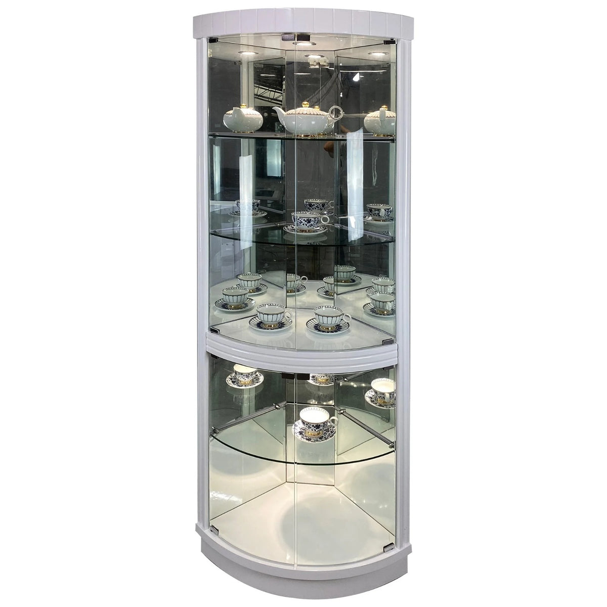 Deima  Glass Corner Display Cabinet