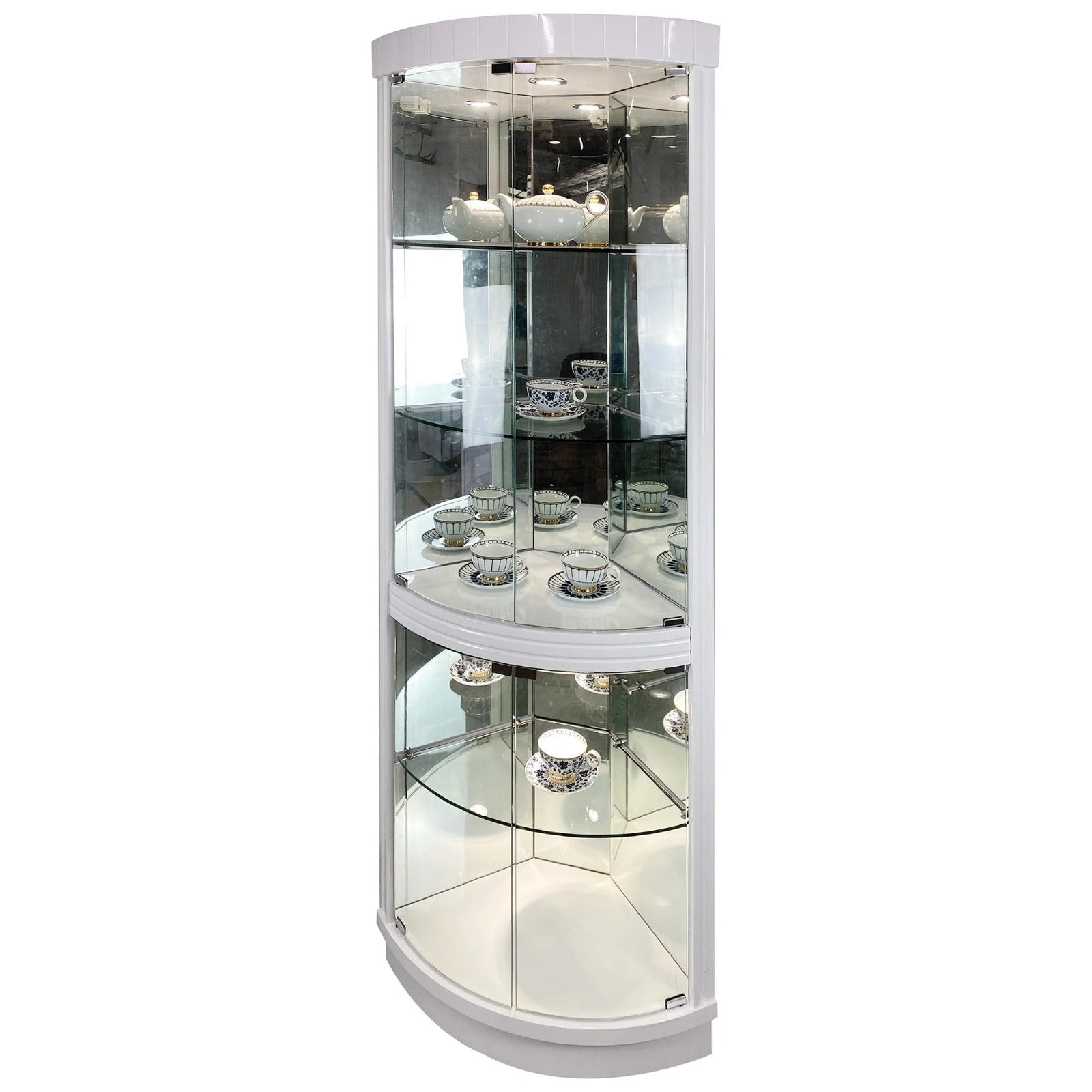 Deima  Glass Corner Display Cabinet