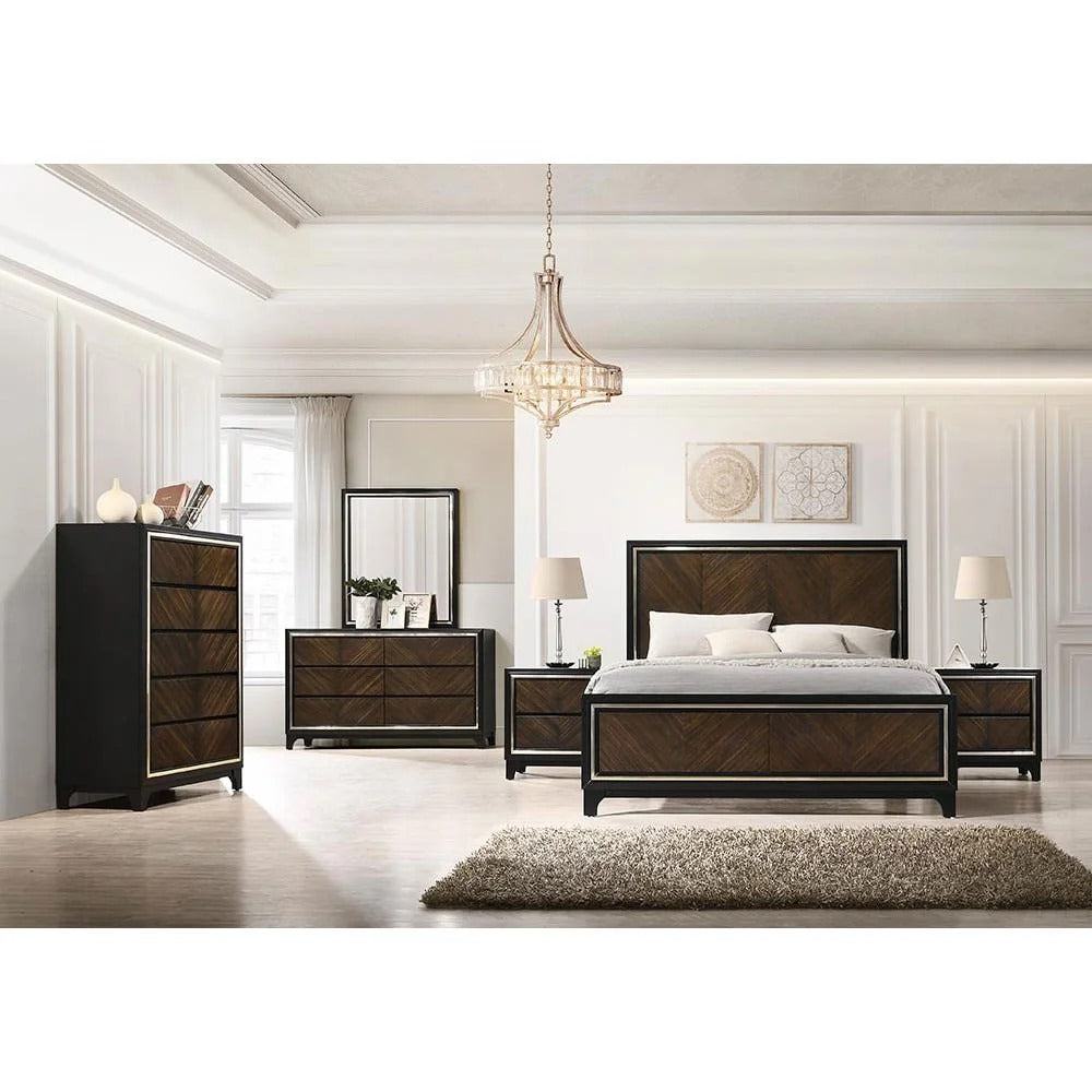 Denver  Wooden Bed, Queen