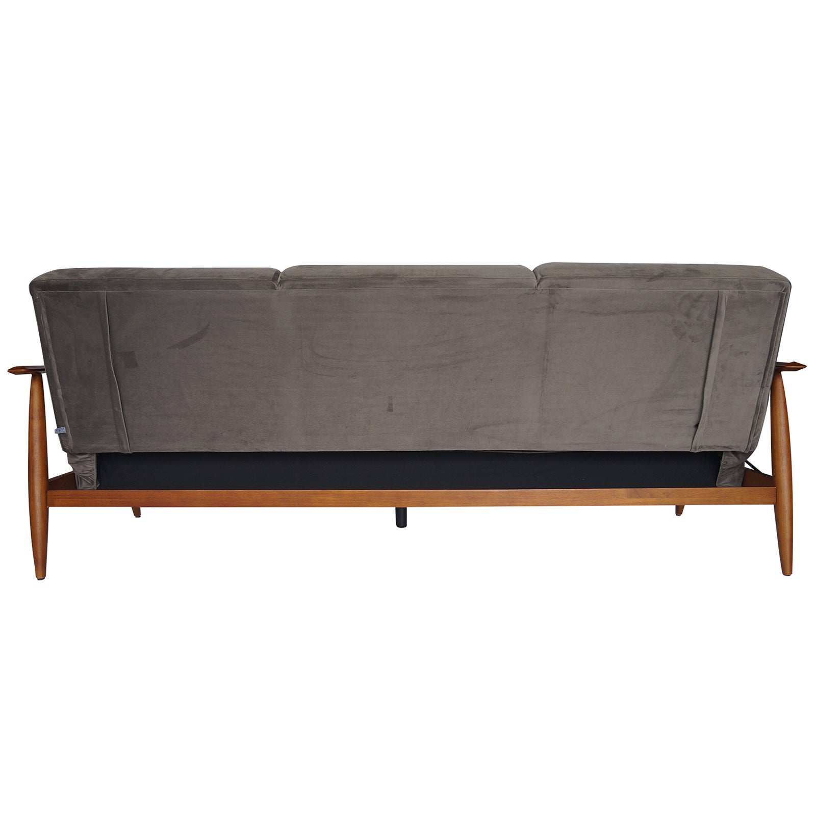 Lindy Timber Arm Sofa Bed