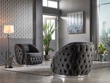 Arizona Luxury Sofa Set - Beige & Black