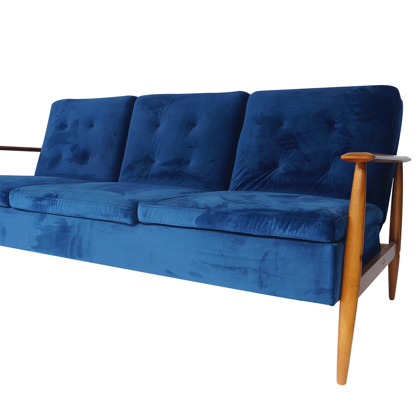 Lindy Timber Arm Sofa Bed