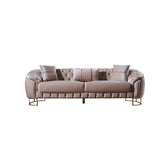 Lucas Luxury Sofa Set - Beige