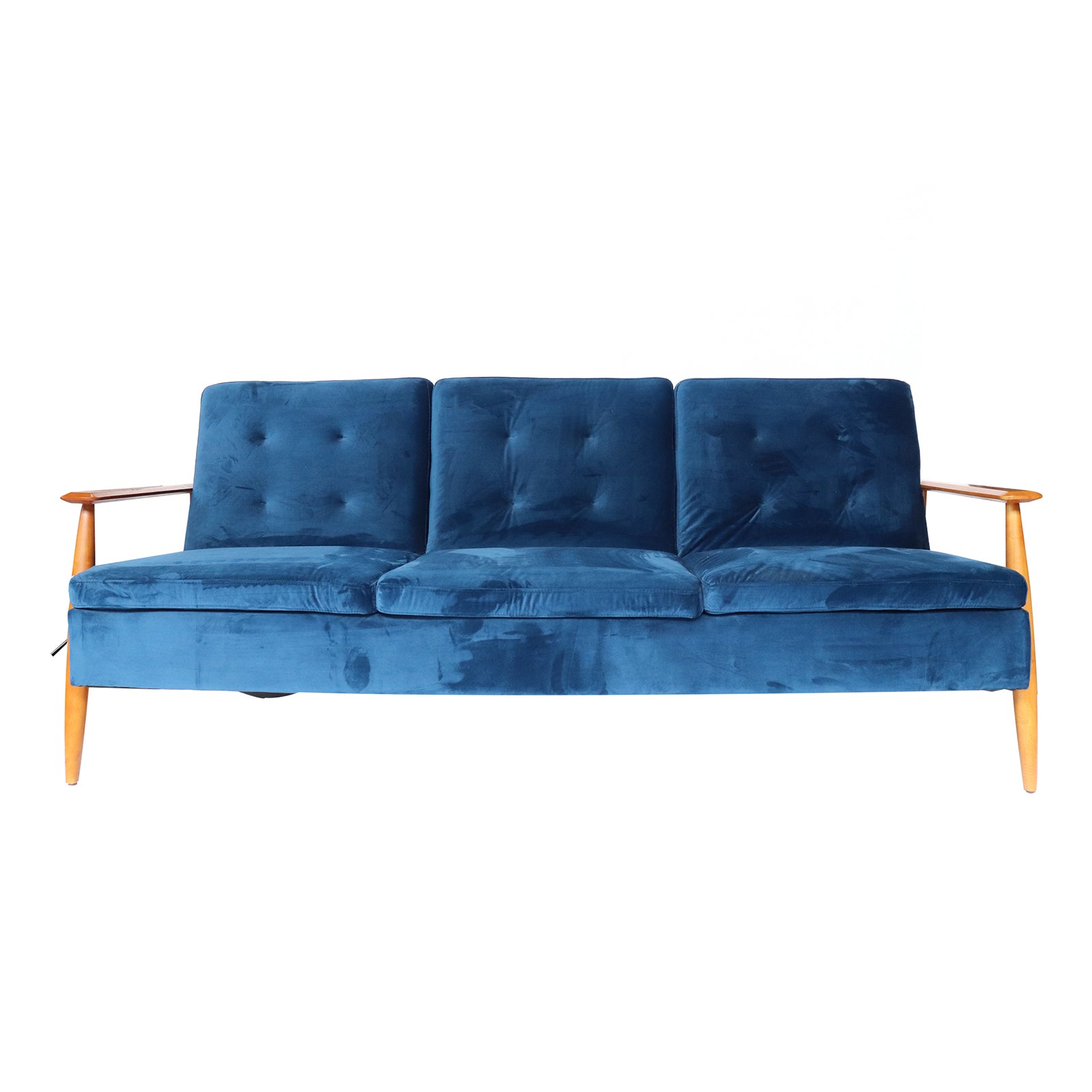 Lindy Timber Arm Sofa Bed