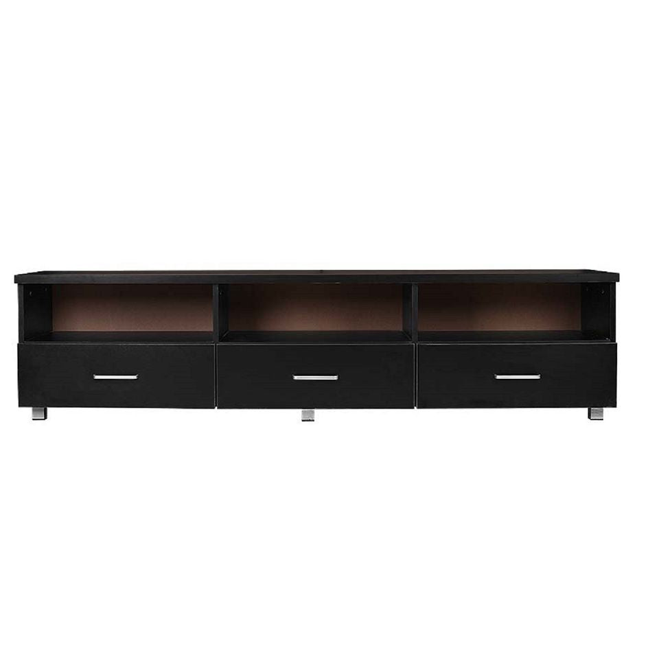 Redfern Tech TV Unit/3 Drawers Entertainment Unit-black